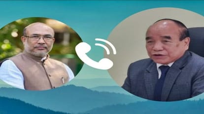 Manipur CM N Biren Singh spoke to Mizoram CM Zoramthanga regarding the ongoing Manipur violence