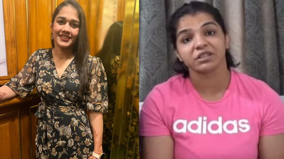 Babita Phogat Wrestlers Sakshi Malik is Congress Puppet, Wrestlers Protest News in Hindi