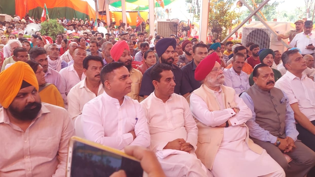 Union Minister Hardeep Puri visit Kathua said Modi government nine years unmatched