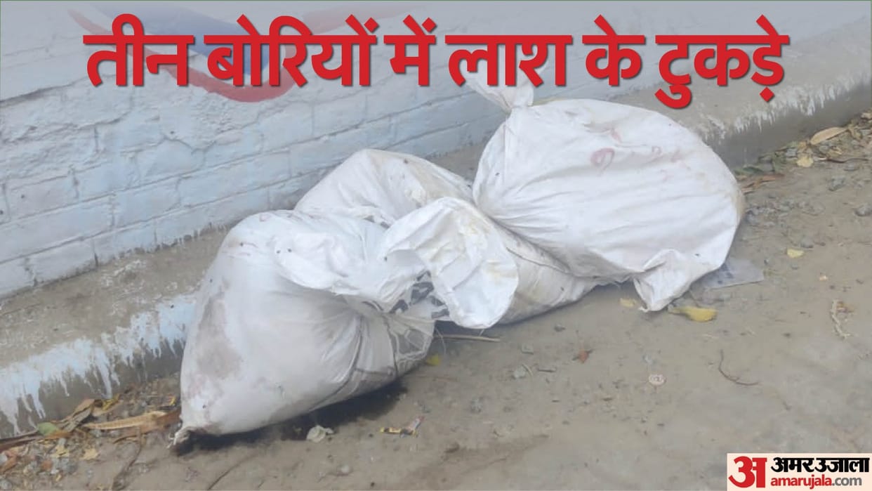 Youths body was found in three sacks, body was thrown from e rickshaw, police searching for driver