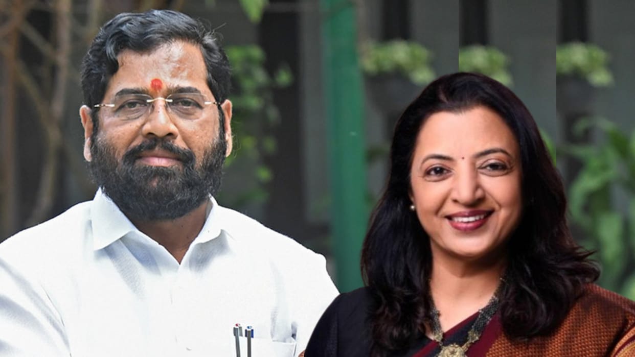 Maharashtra political news and update Manisha kayande Joins Shivsena After Leaving Uddhav Faction