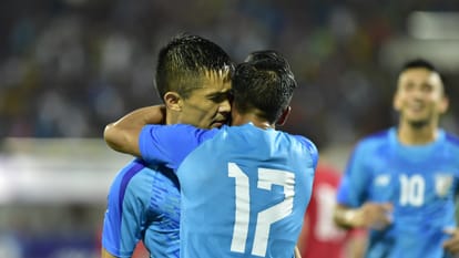 India vs Lebanon Score Indian Football Team won Intercontinental Cup Final sunil Chhetri and Chhangte scores