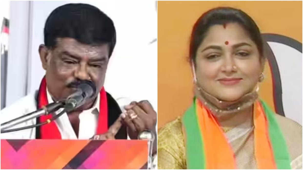 DMK spokesperson Shivaji Krishnamurthy has been expelled from the party Over kushboo sundar Row