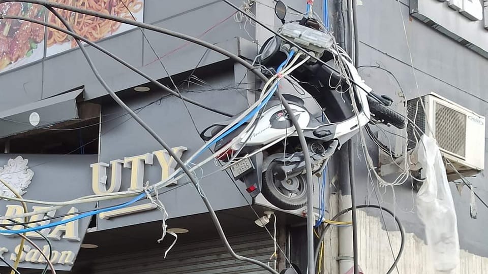 Heavy rain with thunderstorm in Jammu division, mobile towers including electric poles fell down