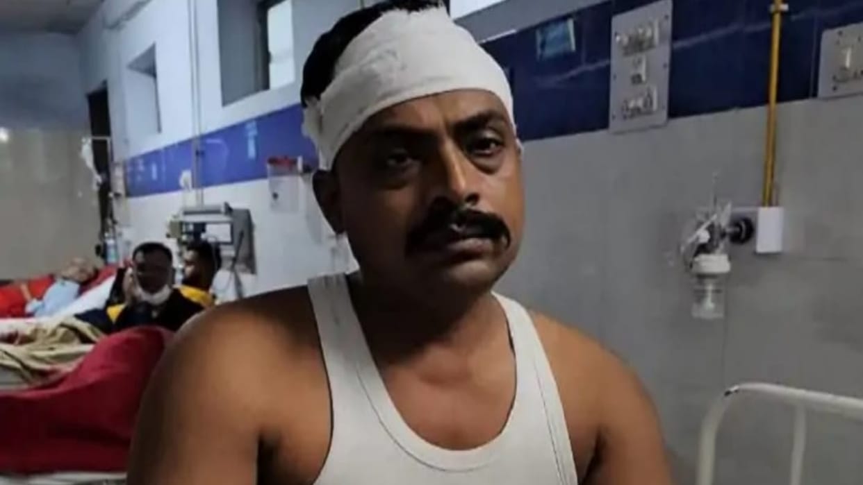 two including ASI injured in fight at chhattisgarh policemen party head constable suspended in bhilai
