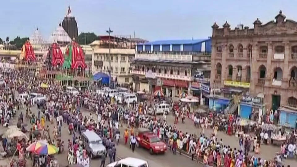 Thousands witness Nabajouban Darshan of Lord Jagannath
