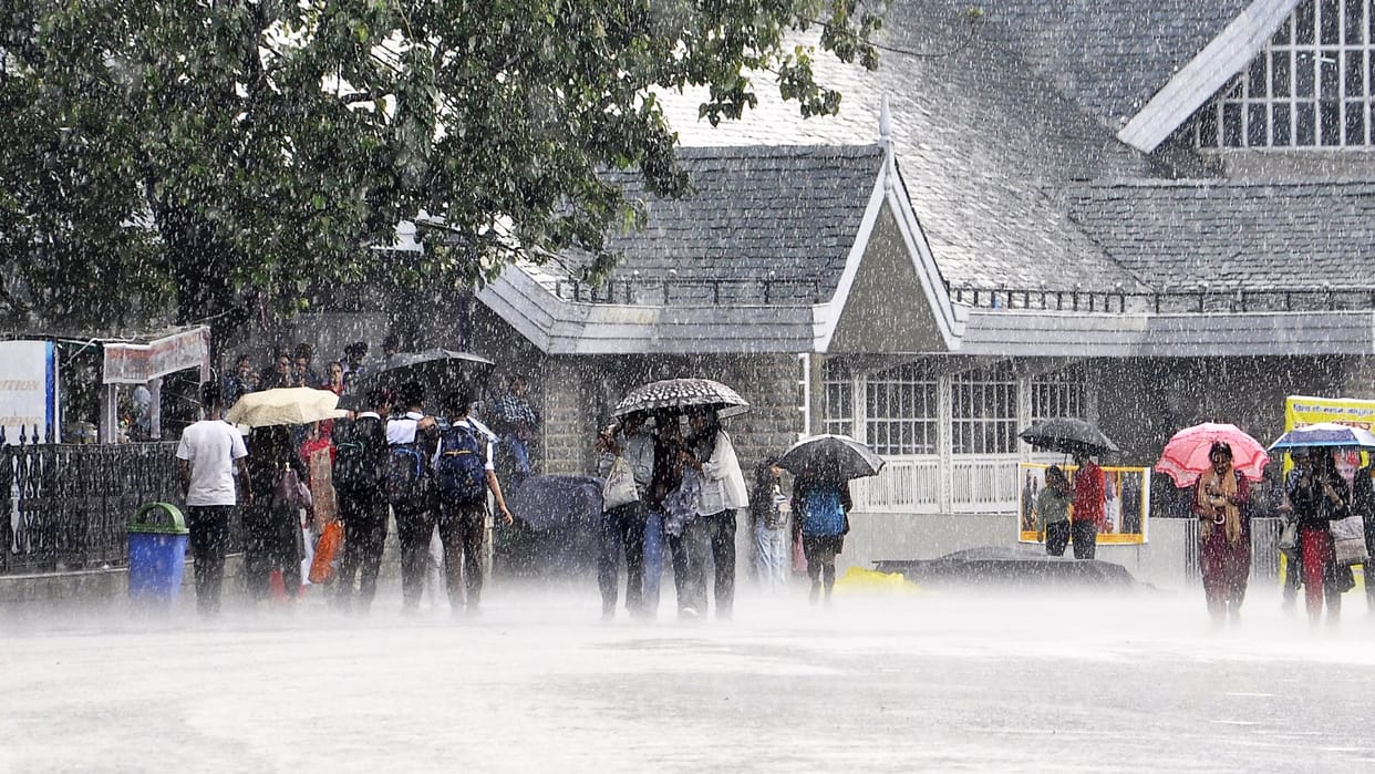 himachal weather update: rain in shimla and nahan amid yellow alert in state