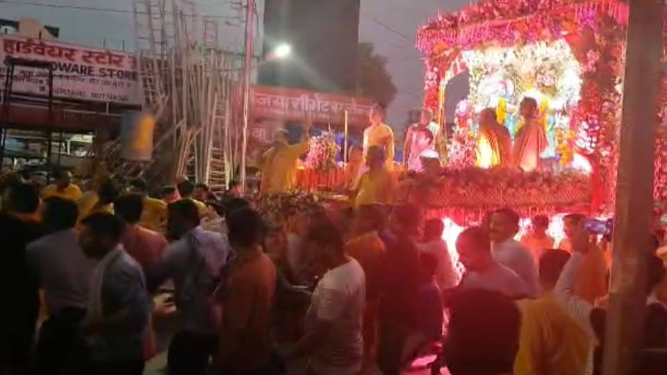 Rath Yatra of Lord Shri Jagannath was taken out with pomp in Agra