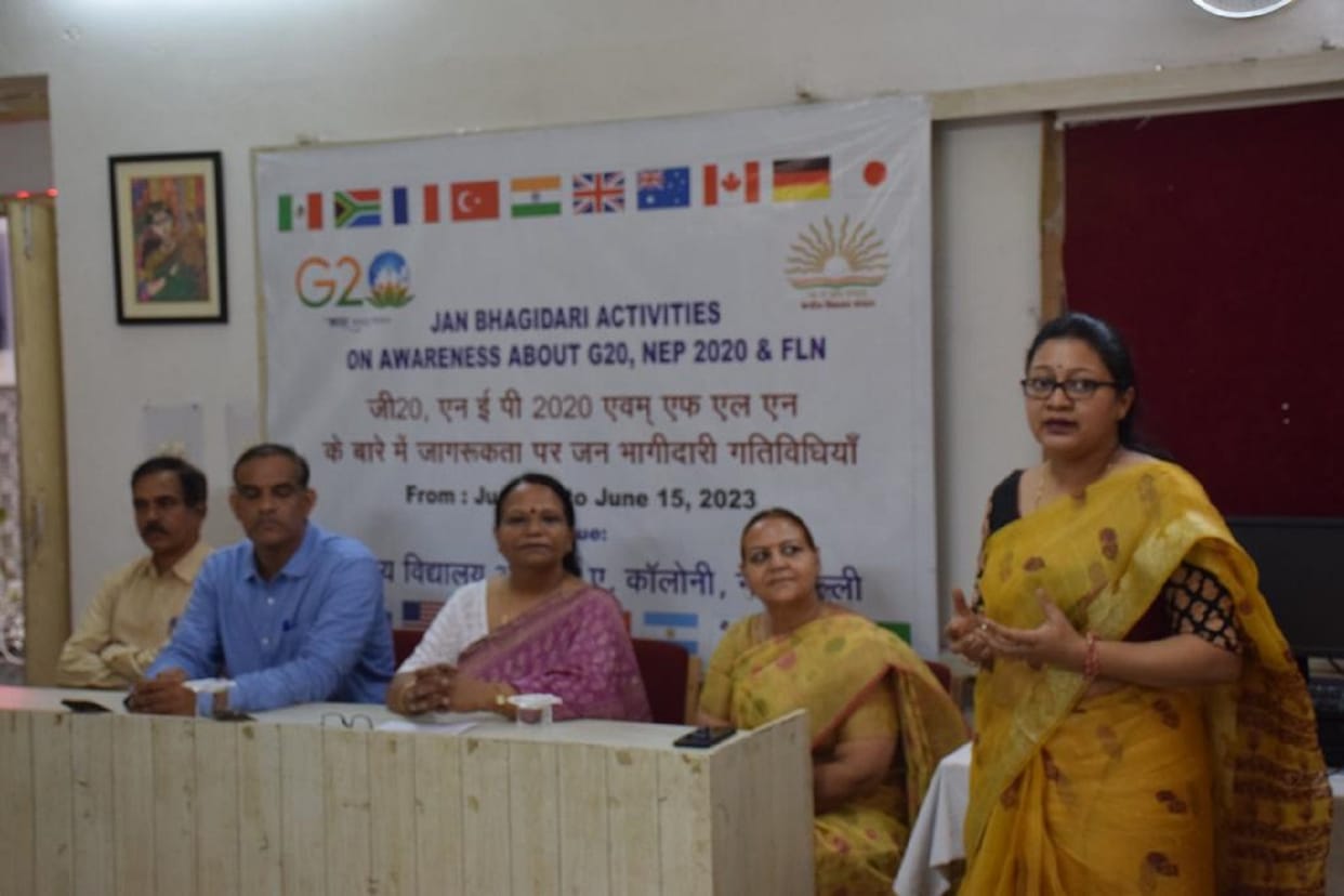 Delhi: Various programs under public participation program in Kendriya Vidyalaya INA Colony