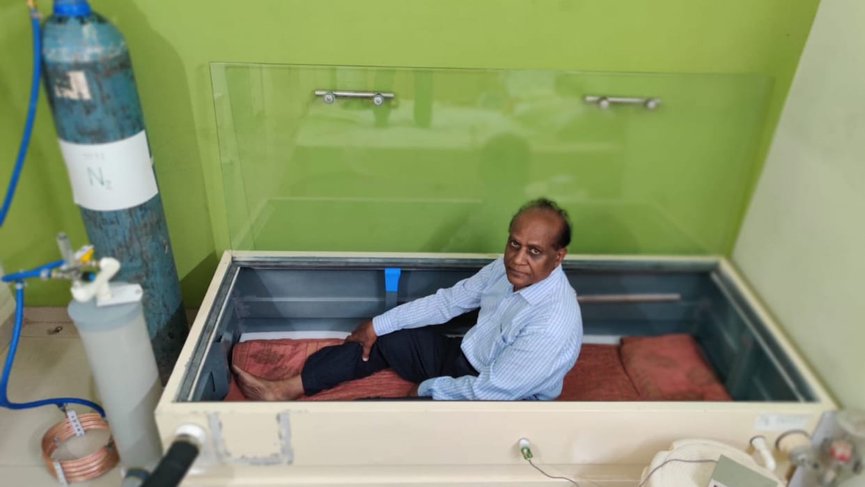 international yoga day 2023 Retired scientist survived for half an hour without oxygen