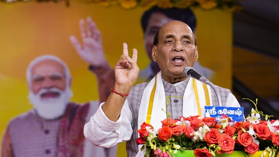 Rajnath Singh slams Tamil Nadu CM MK Stalin duplicity over Senthil Balaji arrest