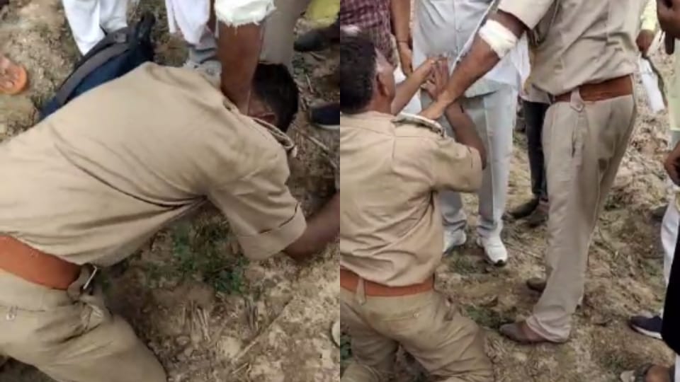 Sacked ASI doing illegal recovery from drivers in Bharatpur police arrested