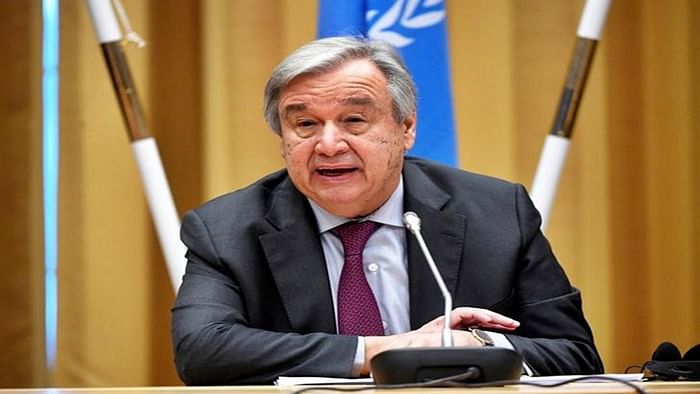 UN Secretary General Guterres Egypt hospital Palestinian people heartbroken