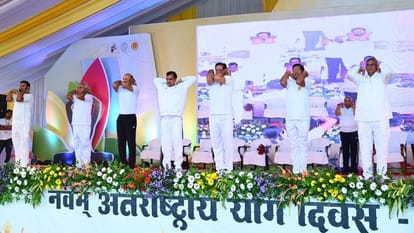 International Yoga Day celebrated in Chhattisgarh