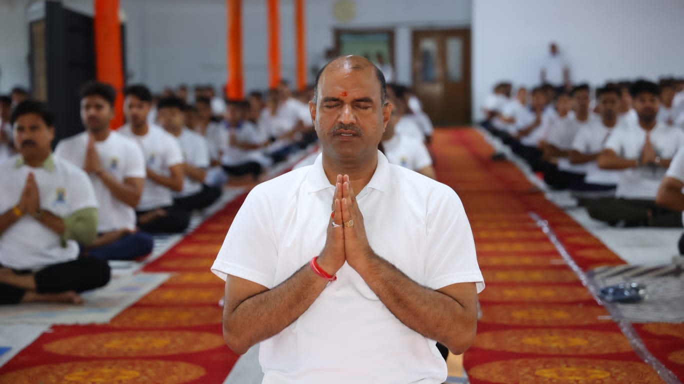 International Yog Day: Rajasthan BJP Leaders Took Part In Celebration Across The State,