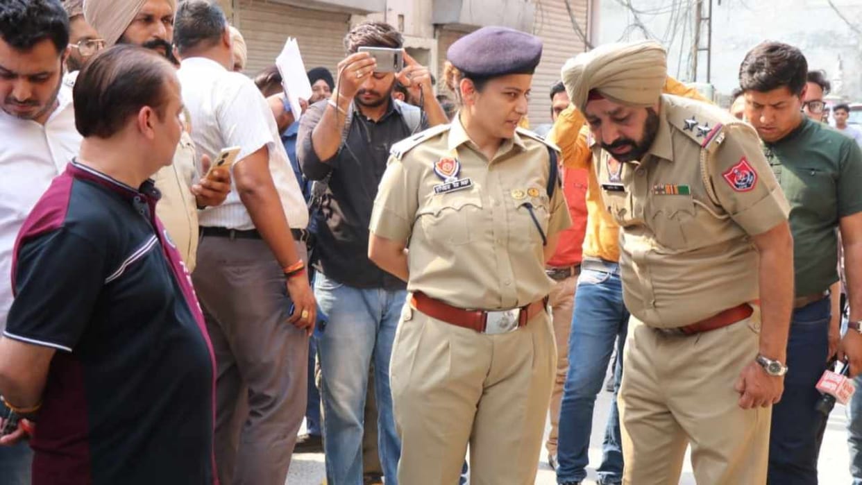 Firing at BJP councilor office in Ludhiana of Punjab