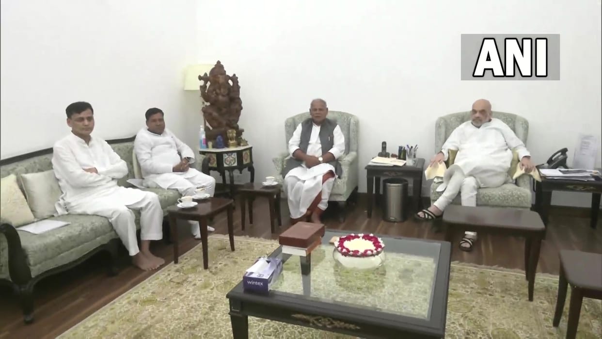 HAM is in NDA : jitan ram manjhi and santosh suman met amit shah, joined NDA with PM Narendra Modi