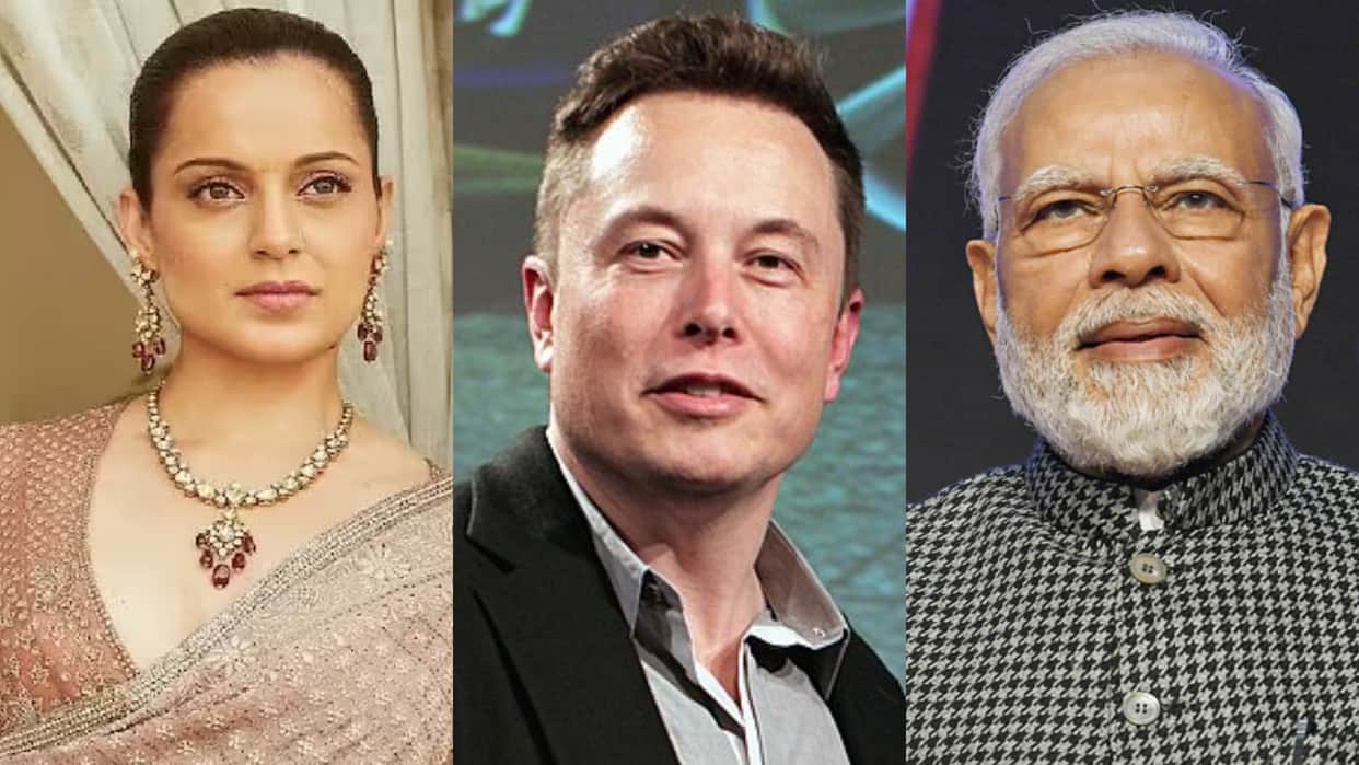 Kangana Ranaut Shared Prime Minister Narendra Modi Elon Musk Photo actress called both her favorites