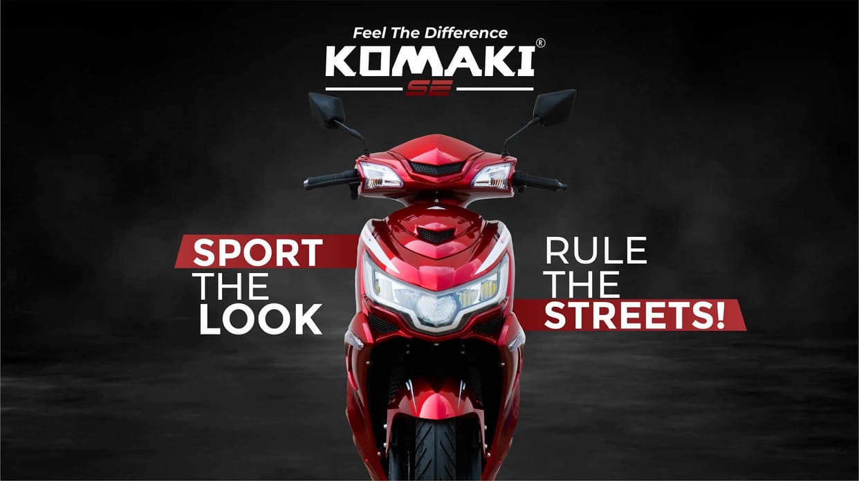 Komaki launches upgraded versions of SE electric scooter range with more mileage and advanced features