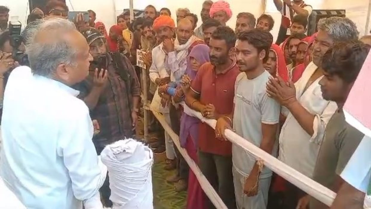Pali News CM Ashok Gehlot conducts aerial survey of Biparjoy affected areas appeals to people