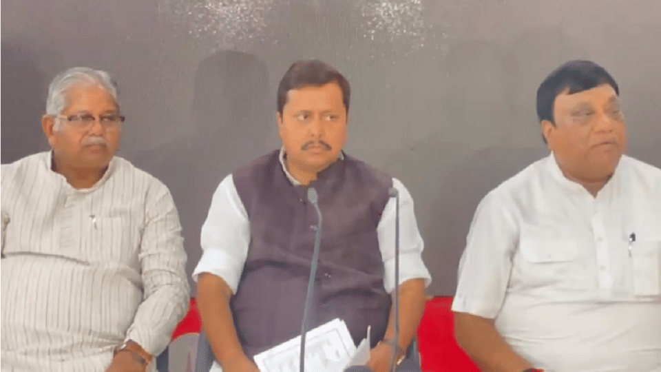 BJP Chhattisgarh state co-incharge Nitin Nabin participated in the media dialogue programme