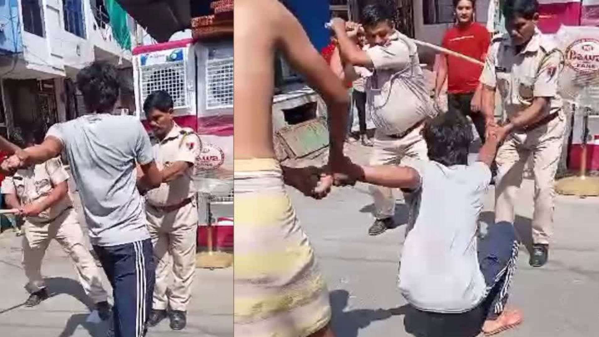 कोटा की सड़कों पर दिखा खाकी का रौब