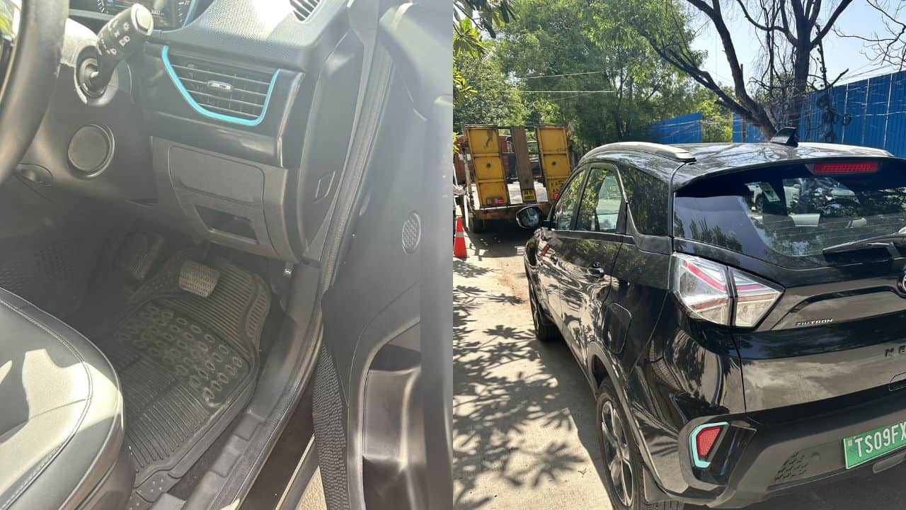 tata electric suv accelerator pedal breaks while driving owner shares pictures, know details