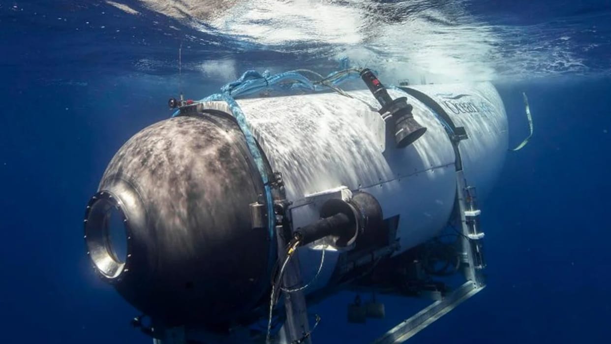 titan submersible implosion and become wreckage inside ocean animated video viral