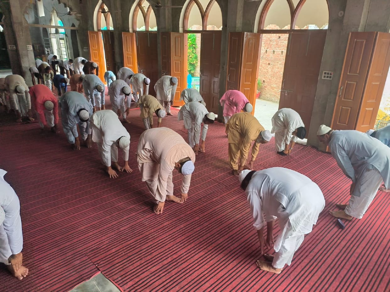 Yoga Day: Muslim students perform yoga in madrasa