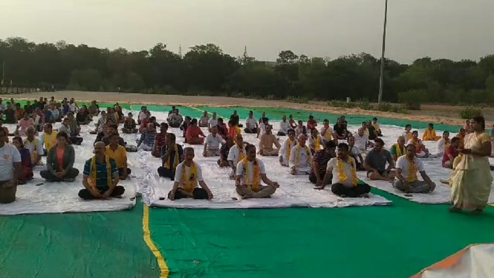 International Yoga Day celebrated in Chhattisgarh