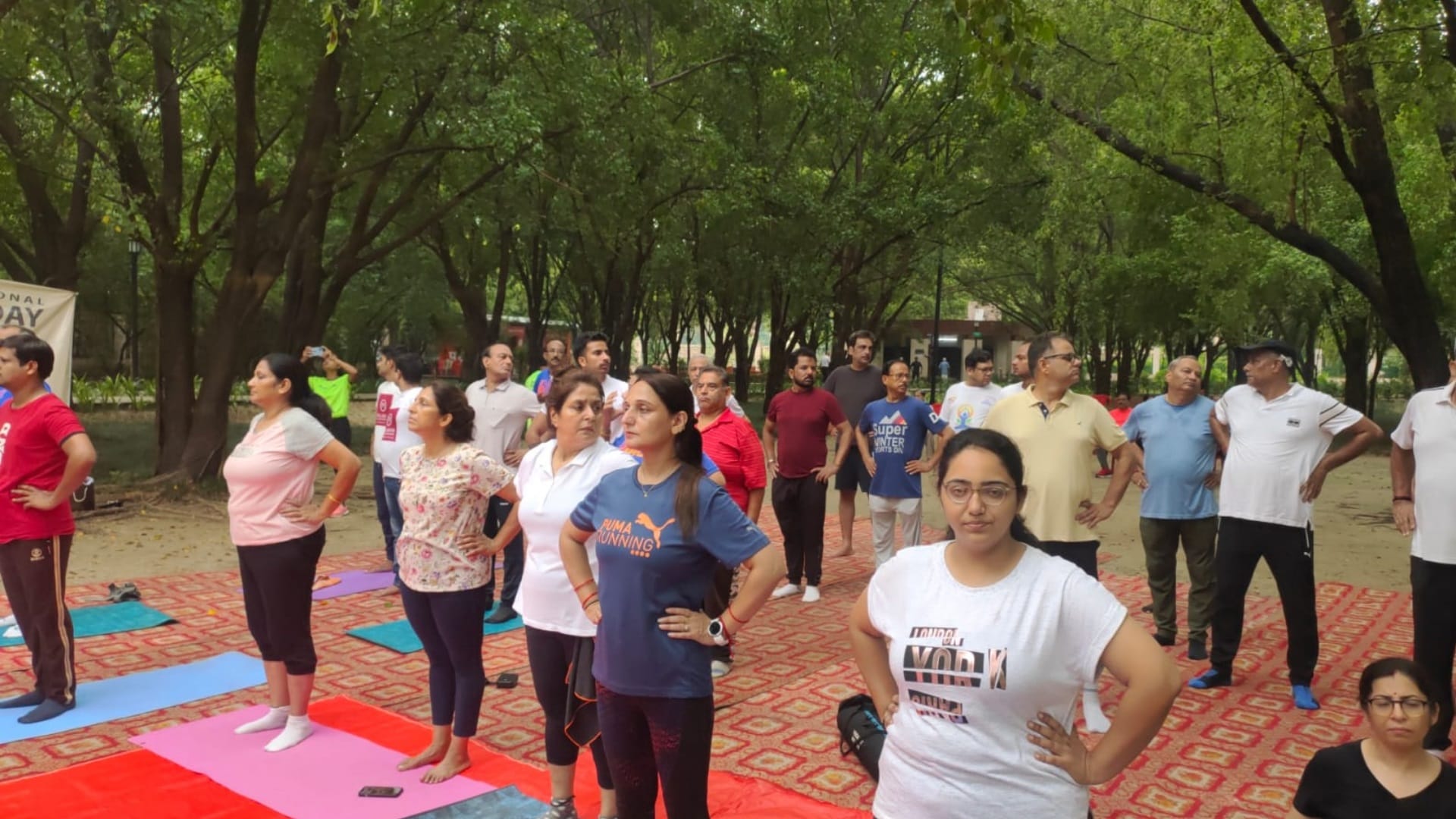International Yoga Day celebration in Uttar Pradesh.