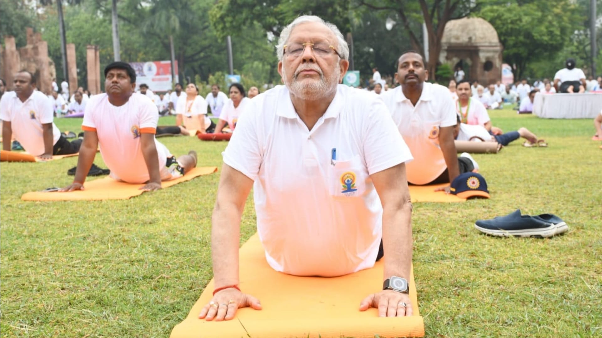 International Yoga Day celebration in Uttar Pradesh.