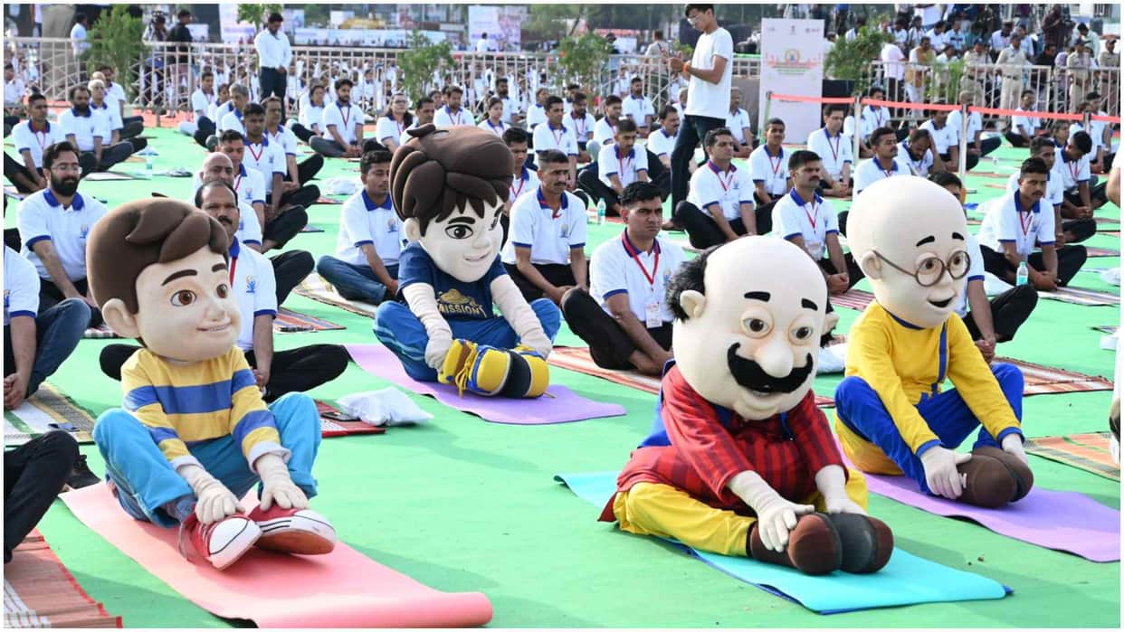 Nickelodeon celebrates International Yoga Day Joins AYUSH Ministry at Indias Biggest Yoga Event