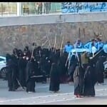 jamia hafsa college girl student attack on police