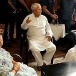 राबड़ी आवास पर लालू प्रसाद से मुलाकत करने पहुंची ममता बनर्जी।