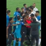 Pakistani footballers, clash with, Indian coach, Igor Stimac, Indian football Players, IND vs PAK Fo