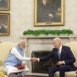 द्विपक्षीय वार्ता के दौरान पीएम मोदी और राष्ट्रपति जो बाइडन।