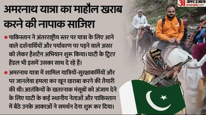 Many big leaders Kashmir valley are also involved in dangerous conspiracy of Pakistan regarding Amarnath Yatra