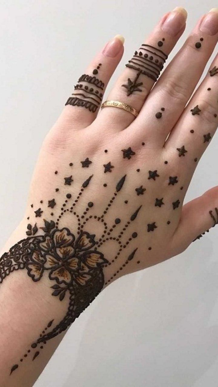 Eid 2021 special mehndi design || Chand mehndi for eid || Mehndi Creations  - YouTube