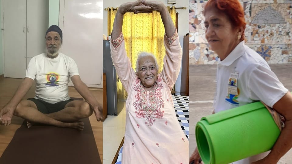 Read about Senior Citizen who doing yoga regularly in Chandigarh