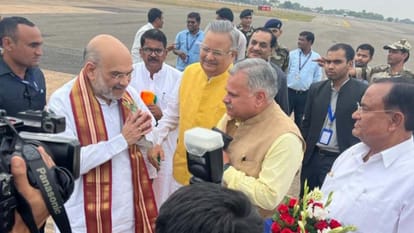 Union Minister Amit Shah Chhattisgarh Visit Today CM Bhupesh Baghel Said Ban Adipurush Movie News in Hindi