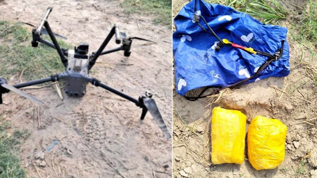 BSF recovered two kg of heroin along with Pak drone