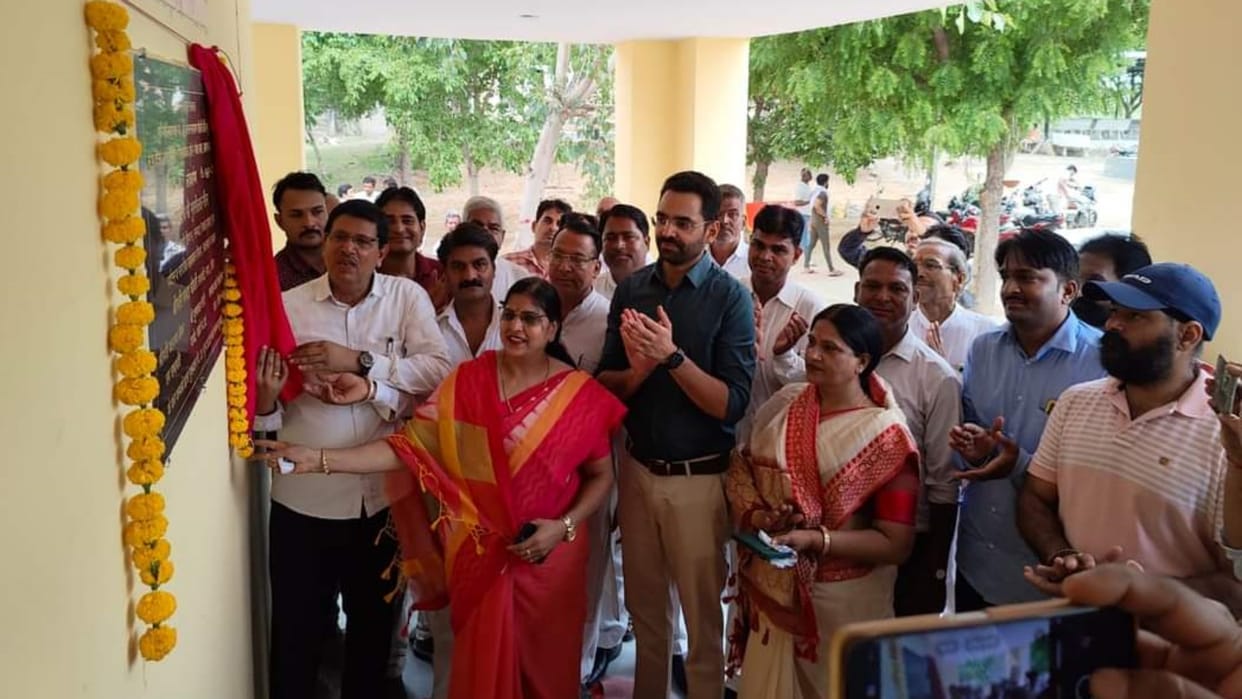 Dausa Modern crematorium equipped with many facilities ready Minister Murarilal Meena inaugurated