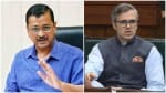 अरविंद केजरीवाल और उमर अब्दुल्ला।