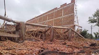 under-construction rice mill collapses in chhattisgarh kanker