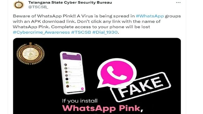 Cyber Crime Alert Whatsapp Pink Scam Warning Citizens About New Hoax Android User Alert News in Hindi