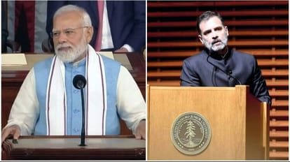 PM Modi in USA: अमेरिकी सांसदों की तारीफ करते हुए राहुल गांधी पर तंज कस गए पीएम मोदी, इशारों में कही बड़ी बात PM modi in usa target rahul gandhi in us congress speech on his remarks on foreign soil