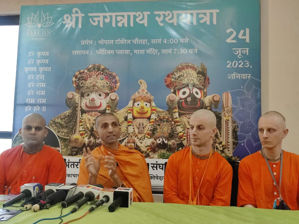 Bhopal News: Bhopal tomorrow will be the grand Rath Yatra of Lord Jagannath, ISKCON temple prepared a special
