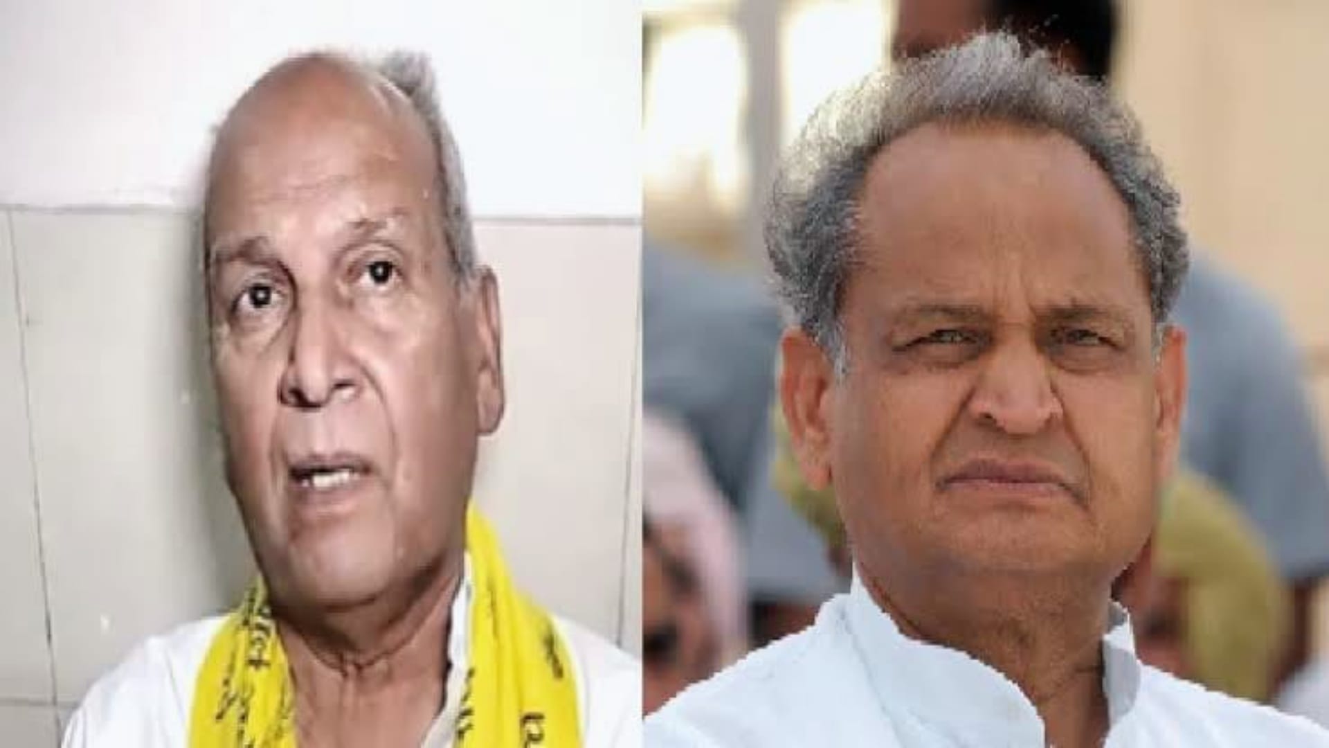 भरत सिंह कुंदनपुर और सीएम गहलोत।