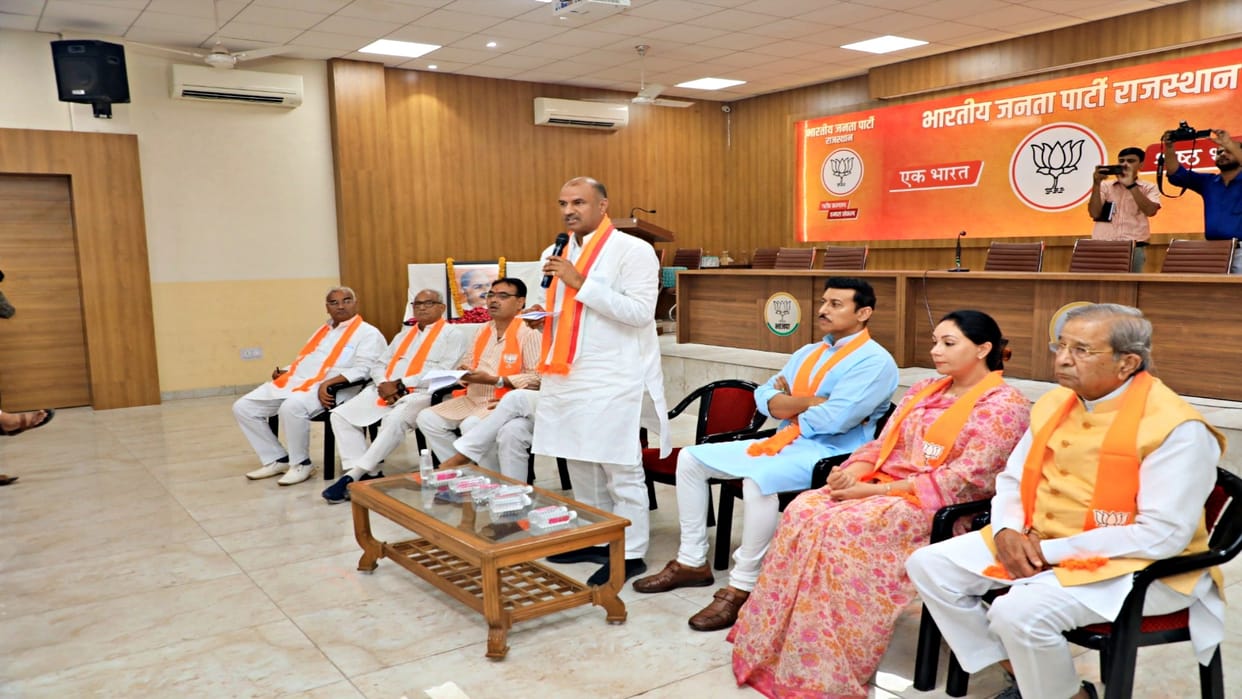 BJP busy preparing for Rajasthan monsoon session